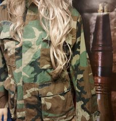 US Air Force Woodland Kamuflaj Üst (S Beden-Unisex)