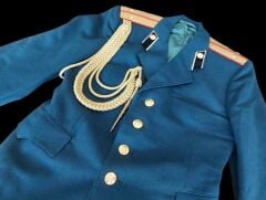 1970'ler Sovyet Hava Kuvvetleri Bnb. Kordonlu Tören Ceketi  (M Beden)