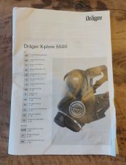 Alman Drager X-plore 5500 Gaz Maskesi (Kutusunda)