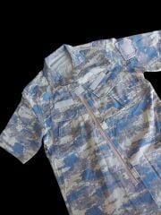 Hava Kuvvetleri Eğt. Kahvemavi Kamuflaj Gömlek (48-6/M Beden) Sıfır Ürün