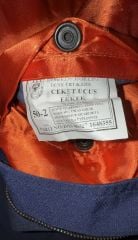 Lacivert Renk Orjinal Yanmaz Kumaş Pilot Mont Unisex (50 Beden-M-L)+Denizkurdu Tatbikat Peçi