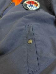 Lacivert Renk Orjinal Yanmaz Kumaş Pilot Mont Unisex (50 Beden-M-L)+Denizkurdu Tatbikat Peçi