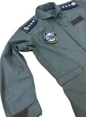 Haki Renk Orjinal Yanmaz Kumaş Alb. Pilot Tulum Unisex (50 Beden-M-L) Sıfır Ürün+İncirlik 101 Asena İkmal Filo Peç