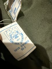 Haki Renk Orjinal Yanmaz Kumaş Alb. Pilot Tulum Unisex (50 Beden-M-L) Sıfır Ürün+İncirlik 101 Asena İkmal Filo Peç