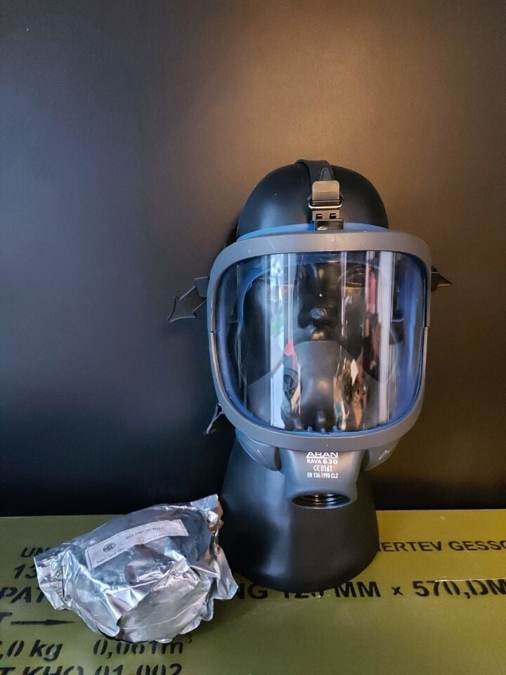 Rava 630 Gaz Maskesi+MKE D12 KBRN Filitre (Sıfır Ürün)