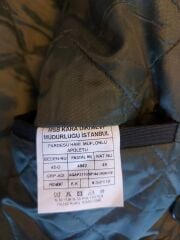 Haki Renk Pardesü (Trençkot) Apoletsiz (45-D/S Beden) Sıfır Ürün