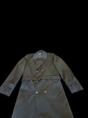 Haki Renk Pardesü (Trençkot) Apoletsiz (45-D/S Beden) Sıfır Ürün