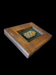 20x25x4 cm. Vintage Ahşap Çerçeve (Sb. Apoletli)