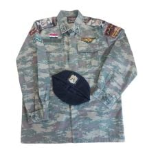 Suriye Ordusu Bnb.Ceket (XXL Beden) Sıfır Ürün+Siyah Bere ( 58 Numara)