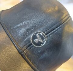 Ww2 Alman Motifli S. Deri Şapka Unisex (Ayarlanabilir)