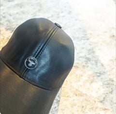 Ww2 Alman Motifli S. Deri Şapka Unisex (Ayarlanabilir)