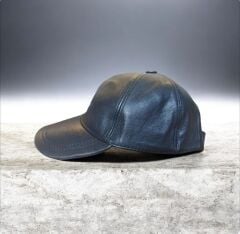 Ww2 Alman Motifli S. Deri Şapka Unisex (Ayarlanabilir)