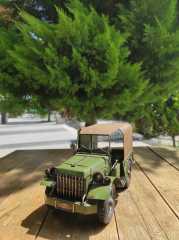 El Yapımı Metal Askeri Jeep