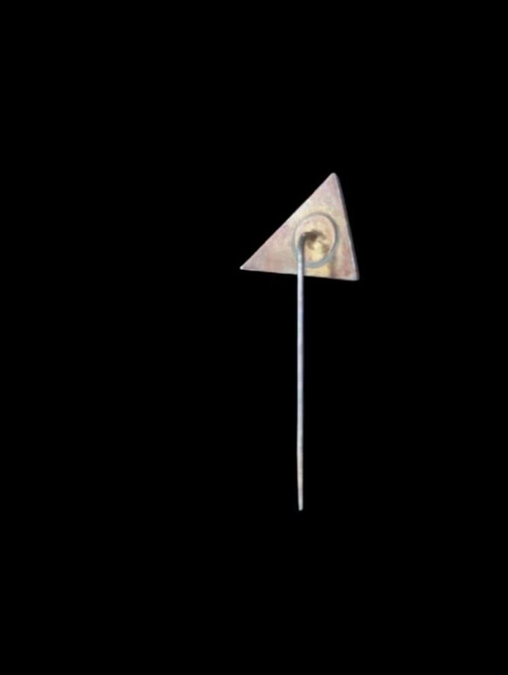 1.8x1.4 cm. Eski Dönem Türk Hava Kuvvetleri Pilot Rozet