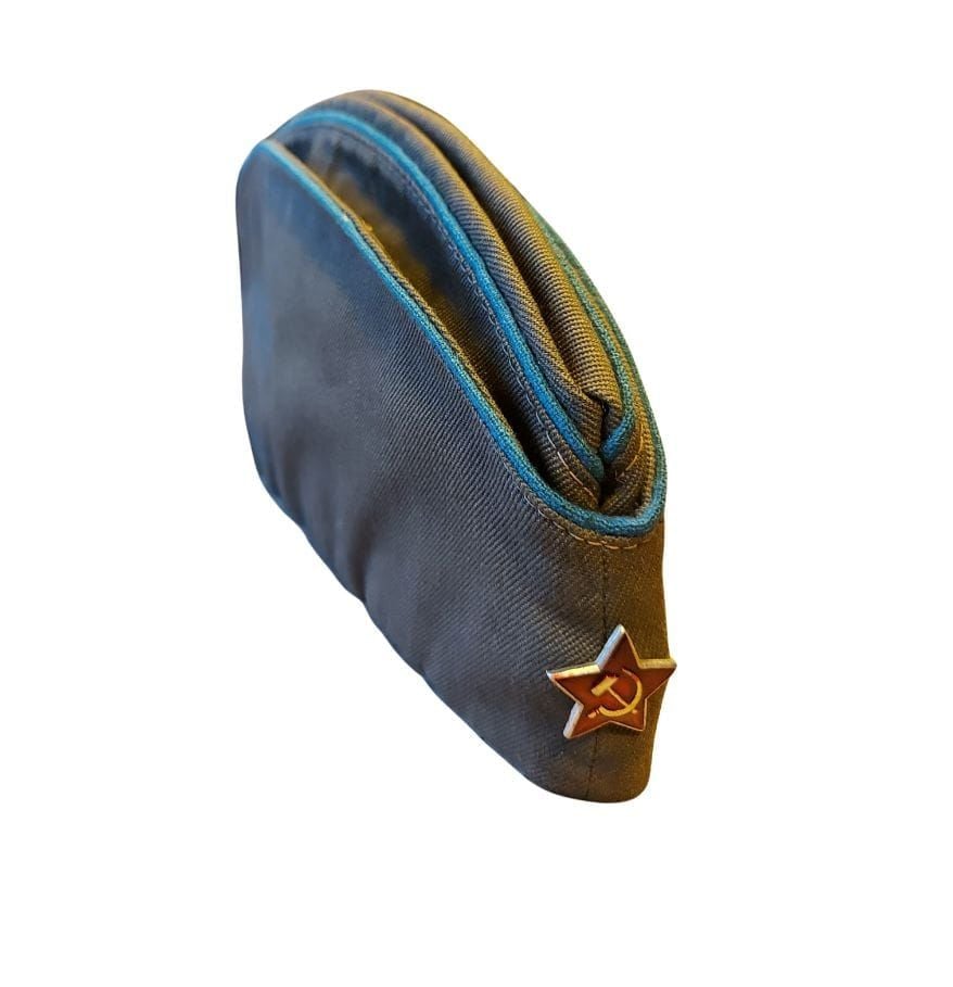 Sovyet Pilotka Kep Unisex Mavi Biyeli (55 Numara)