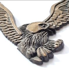 7x5 cm.Kabartma Metal Arma