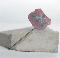 1.8x1.6 cm. Eski Dönem Harp Akademileri Rozeti