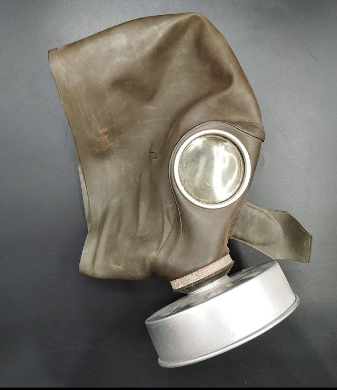 Ww2 N. Almanyası VM34 Gaz Maskesi+Filitresi (Damgalı)