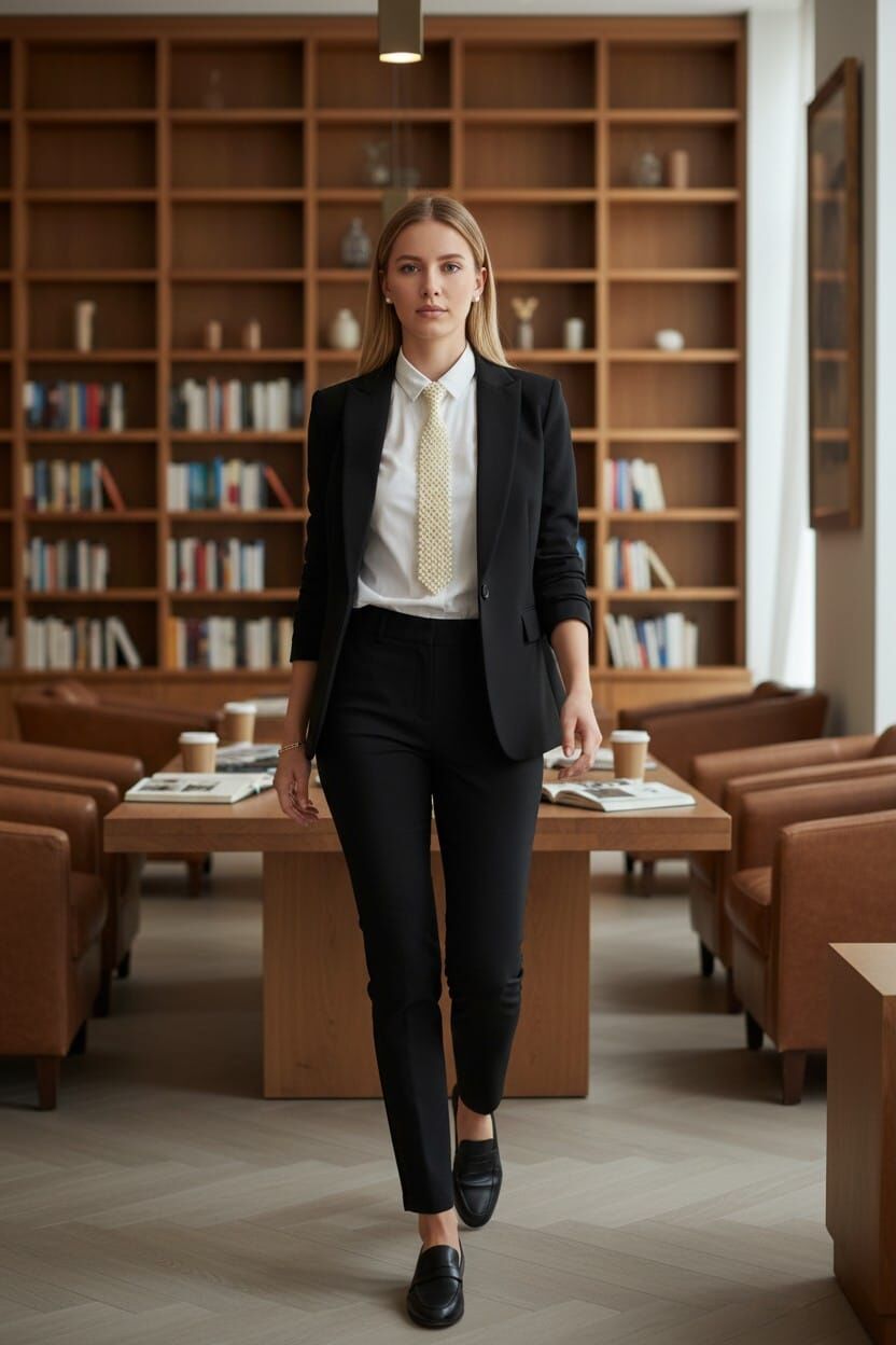 Donna Krem Renk Dokuma Delikli El Yapımı Kravat Modeli