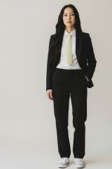 Donna Krem Renk Dokuma Delikli El Yapımı Kravat Modeli