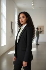 Donna Krem Renk Dokuma Delikli El Yapımı Kravat Modeli