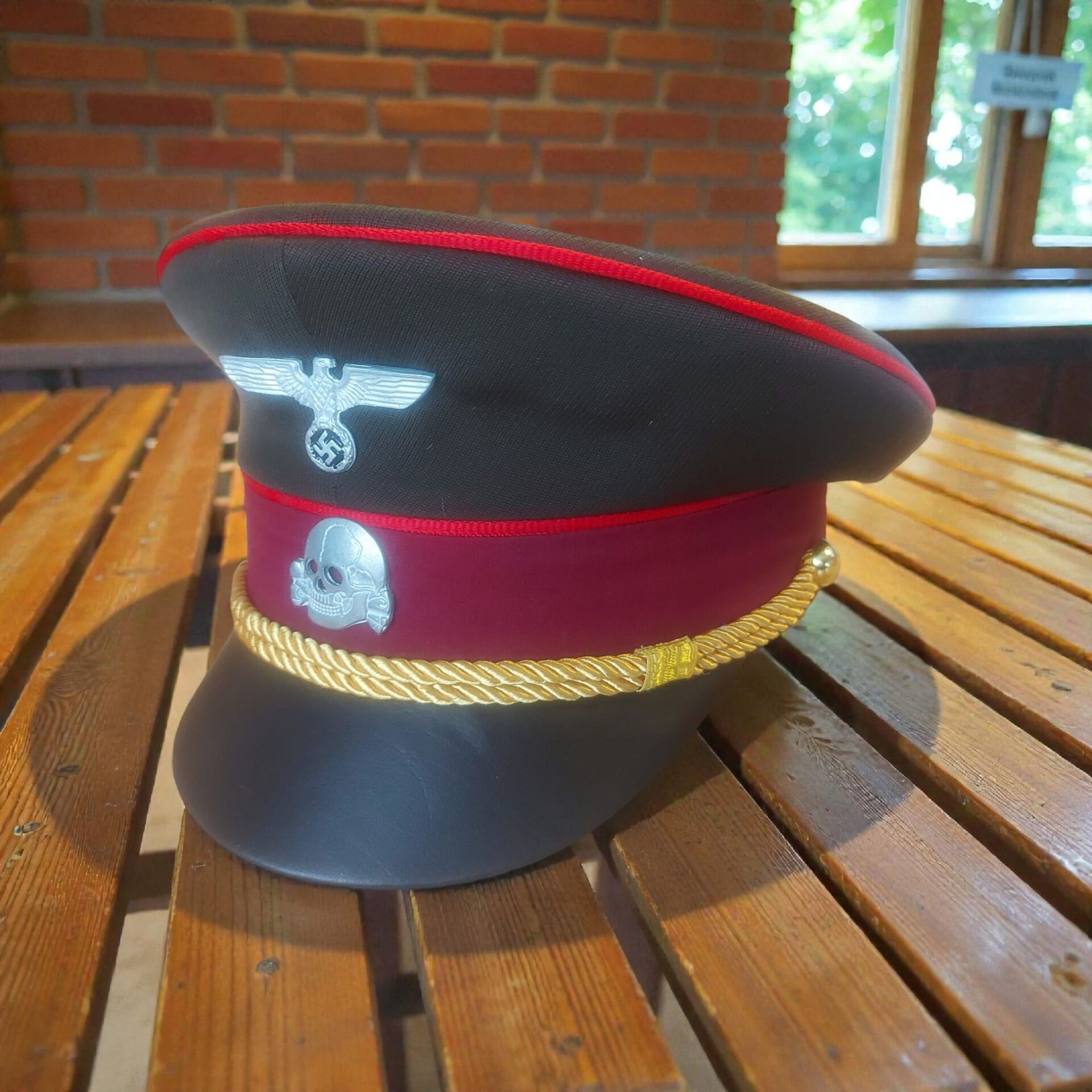 Haki Renk Ww2 Genel SS General Siperli Şapka (55-59 Numara)