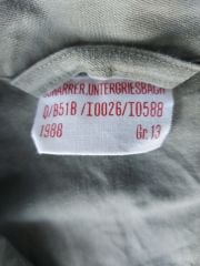 Alman Ordusu Apoletli Haki Tulum Unisex (XL Beden)
