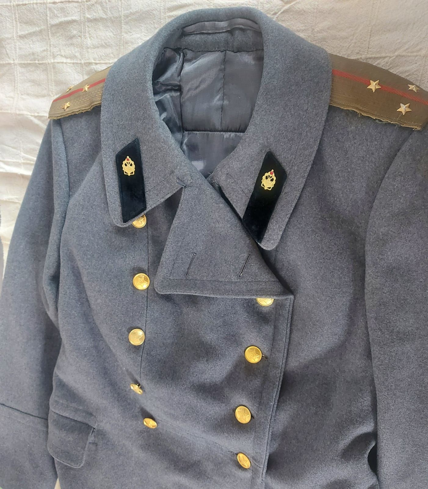 Sovyet Dönemi Müh. Alb. Kaput Unisex (XL Beden) Füme Renk