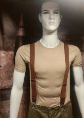 Doğu Alman Strichtarn  Pantalon+Askı+Fanila Takım Halinde( S Beden)