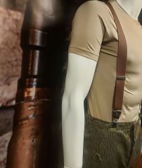 Doğu Alman Strichtarn  Pantalon+Askı+Fanila Takım Halinde( S Beden)