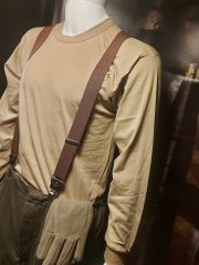 Doğu Alman Strichtarn Kışlık Pantalon+Fanila+Askı+Eldiven Takım Halinde (S-M Beden)