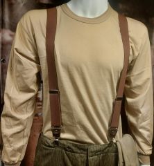 Doğu Alman Strichtarn Kışlık Pantalon+Fanila+Askı+Eldiven Takım Halinde (S-M Beden)