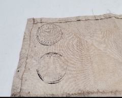 50x15 cm.Çanakkale Savaşı Hilal-i Ahmer Kol Bandı (Damgalı)