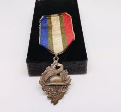 Ww1 Dönemi Fransız Katalik Gazi Madalyası (Orjinal İpek Kurdelası İle Birlikte)