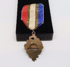 Ww1 Dönemi Fransız Katalik Gazi Madalyası (Orjinal İpek Kurdelası İle Birlikte)