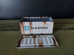 11.5x5x5.5 cm.Konteyner Formunda Metal Organızer Modeli