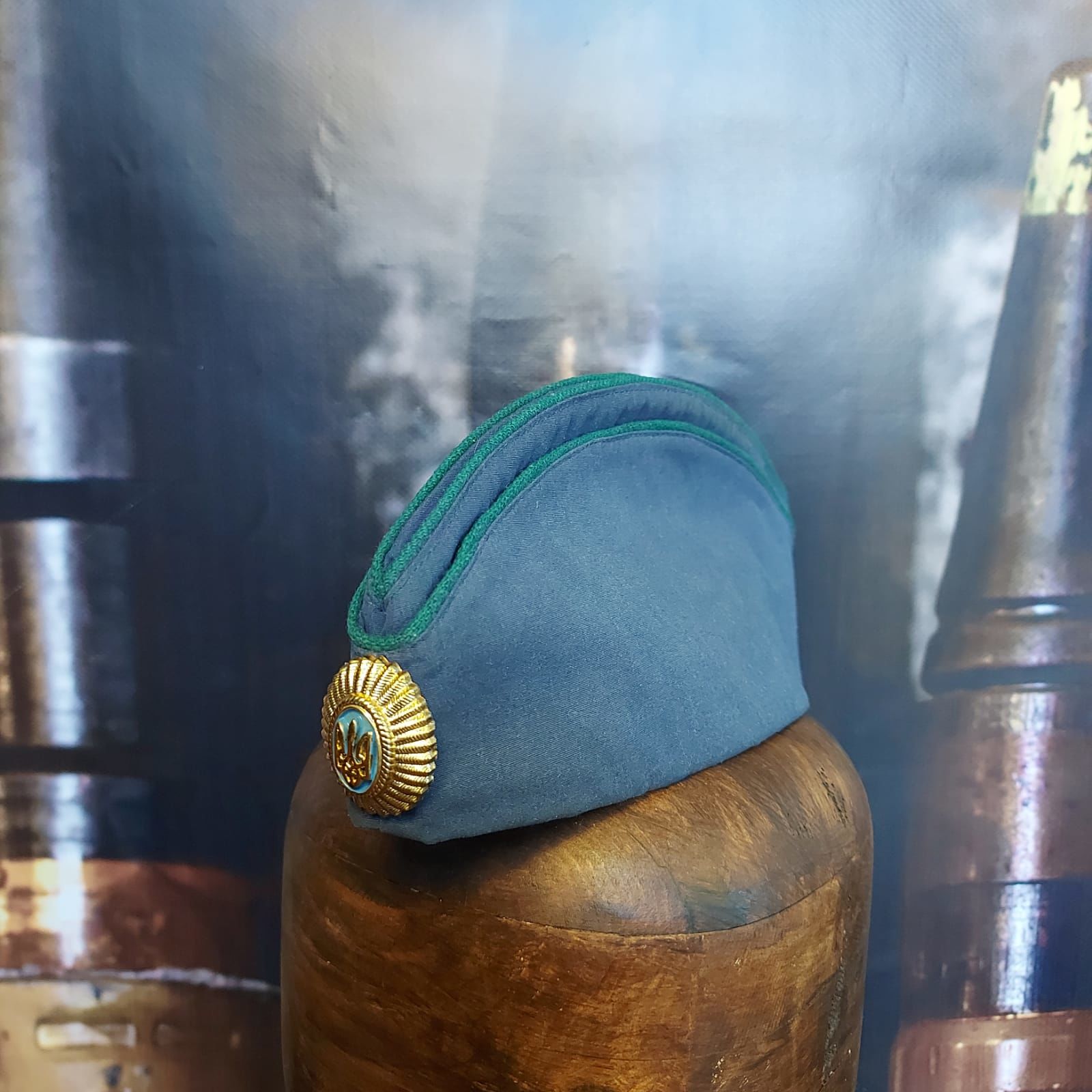 Metal Kokartlı Ukrayna Ordusu Kayık Kep (55-56 Numara)