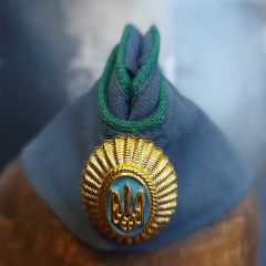 Metal Kokartlı Ukrayna Ordusu Kayık Kep (55-56 Numara)