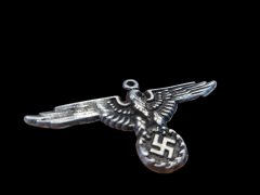 6.5x3 cm.  Ww2 Alman Metal Kolye Ucu