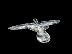 6.5x3 cm.  Ww2 Alman Metal Kolye Ucu