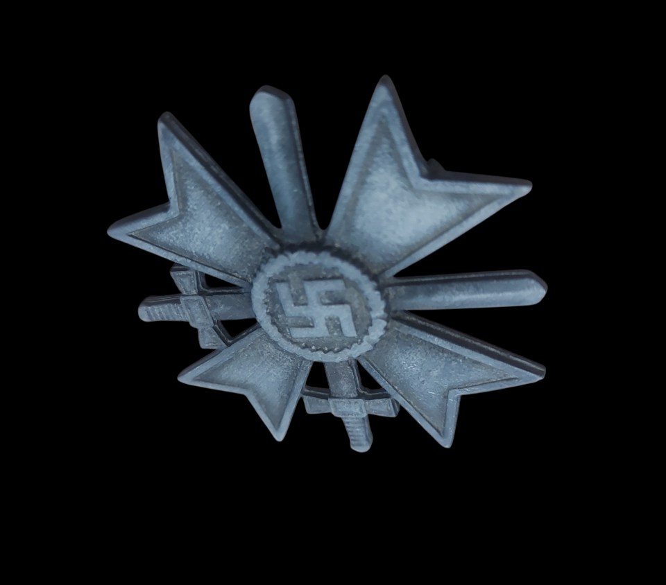 4.5x4.5 cm. Ww2 Alman Birinci Sınıf Savaş Liyakat Haçı