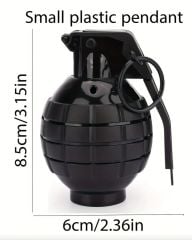 6x8.5 cm. Dayanıklı Plastik Dekoratif Figür (El Bombası)