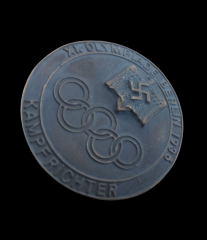 5 cm. Çap Ww2 Alman N. III. Reach Berlin Olimpiyatları 1936 Hakem Rozeti