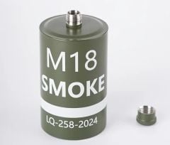 250ml / 8.5 oz  M18 Sis Bombası Formunda Paslanmaz Çelik Matara (Sıfır Ürün)