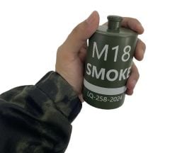 250ml / 8.5 oz  M18 Sis Bombası Formunda Paslanmaz Çelik Matara (Sıfır Ürün)