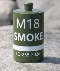 250ml / 8.5 oz  M18 Sis Bombası Formunda Paslanmaz Çelik Matara (Sıfır Ürün)