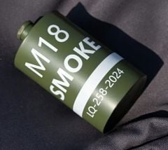 250ml / 8.5 oz  M18 Sis Bombası Formunda Paslanmaz Çelik Matara (Sıfır Ürün)