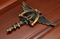 20x22 cm. Kartal Başlı Kapı Tokmağı