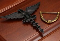 20x22 cm. Kartal Başlı Kapı Tokmağı