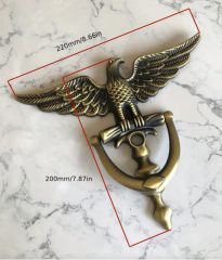 20x22 cm. Kartal Başlı Kapı Tokmağı